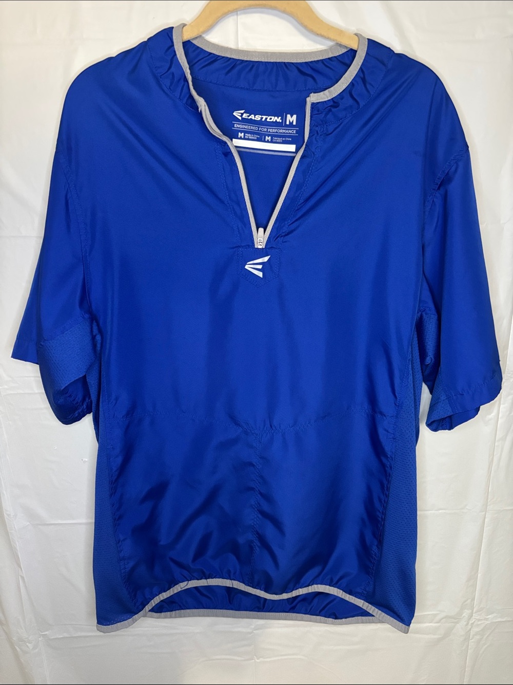 Easton Alpha Short Sleeve Cage Jacket Royal Blue Men's Size Medium